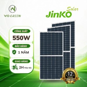 Pin Jinko 550W | Tấm pin Jinko solar công suất cao