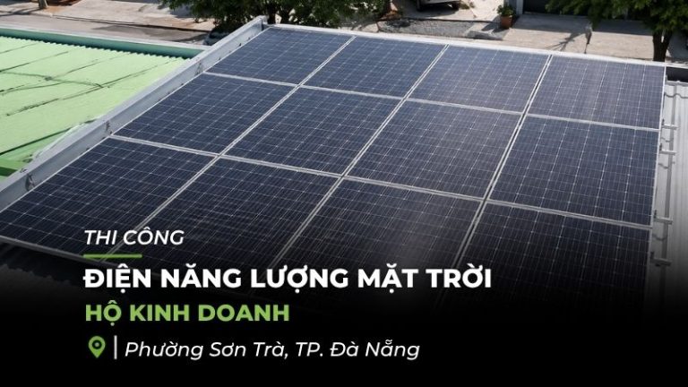 THI CÔNG ĐIỆN MẶT TRỜI CHO CỬA HÀNG – SƠN TRÀ, ĐN