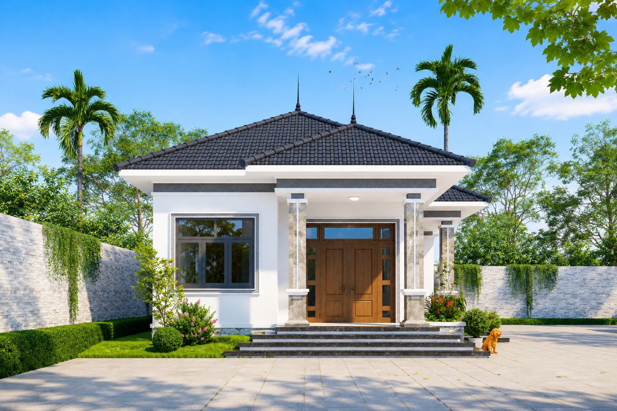 Mặt tiền nhà cấp 4 ảnh hưởng đến phong thủy, tài lộc và sức khỏe