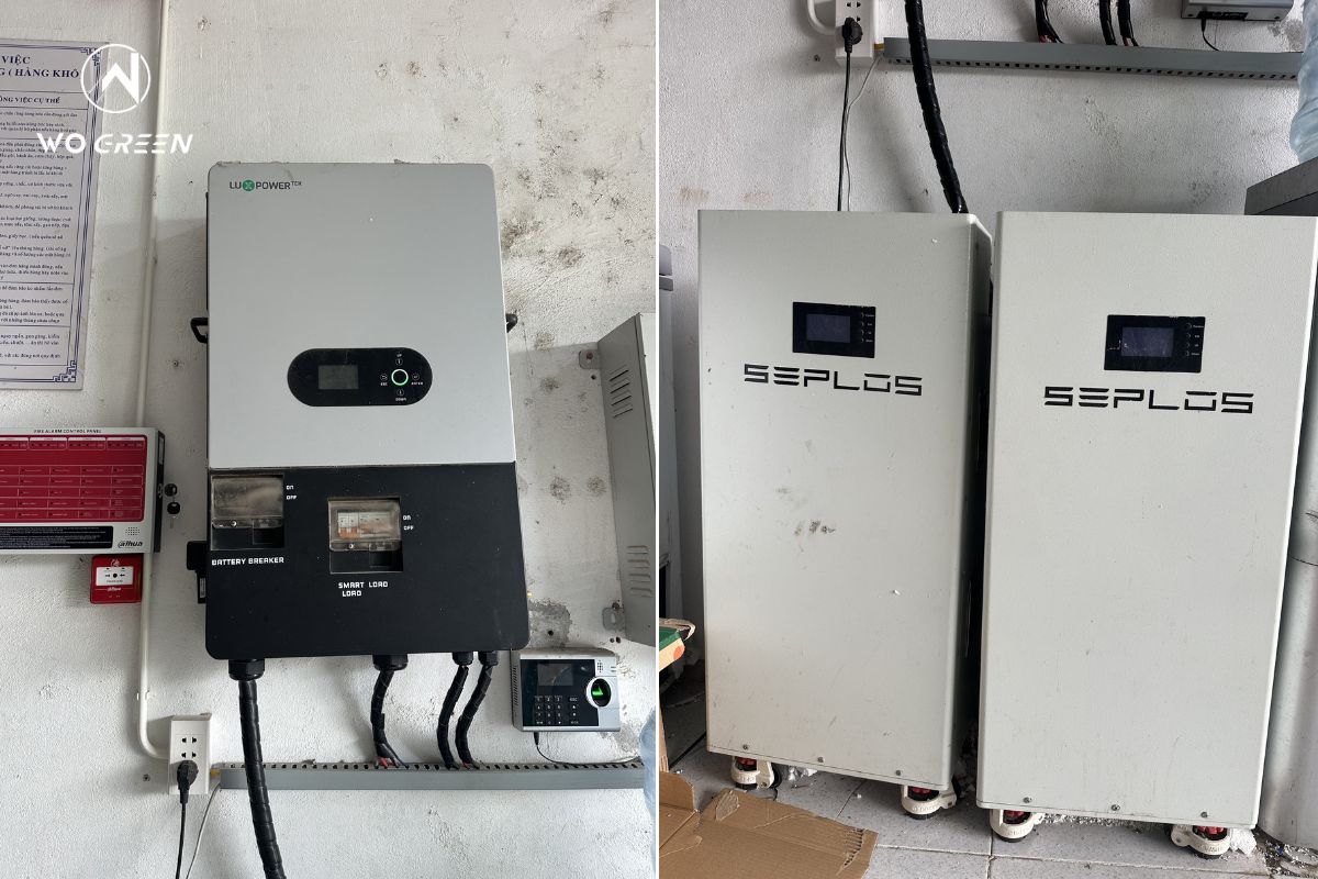 Hybrid LuxPowerTek 12kW cho dự án điện mặt trời