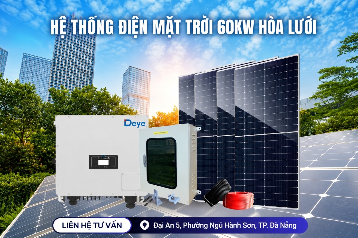 Lắp đặt hệ thống điện mặt trời hòa lưới
