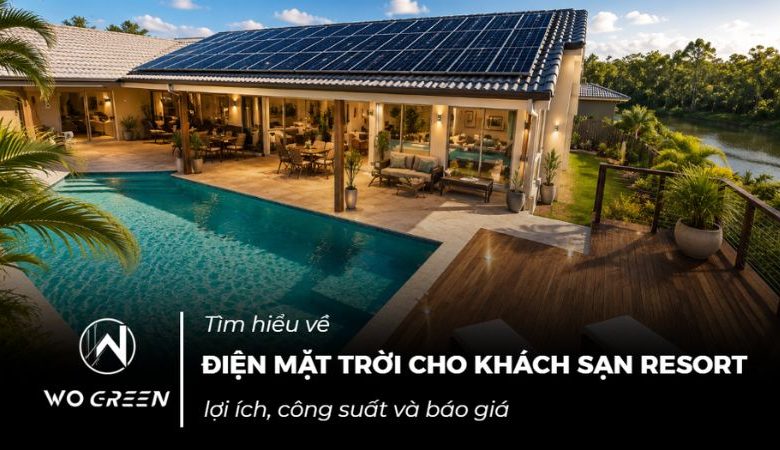 Lắp đặt điện mặt trời cho khách sạn resort tại Đà Nẵng