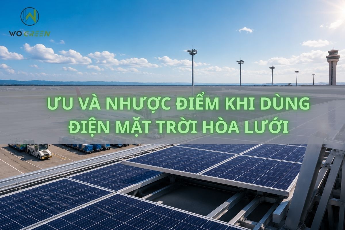  Ưu và nhược điểm khi dùng điện mặt trời hòa lưới (On-Grid)