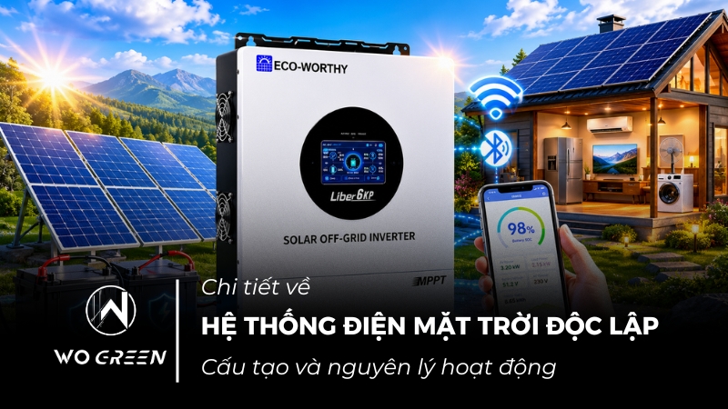 hệ thống điện năng lượng mặt trời độc lập Off-grid