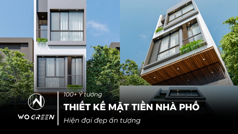 Thiết kế mặt tiền nhà phố