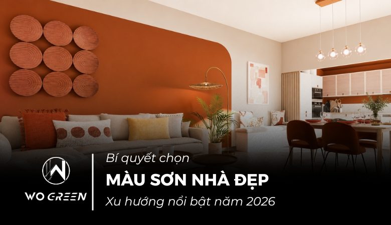 Bí quyết chọn màu sơn nhà đẹp xu hướng 2026 