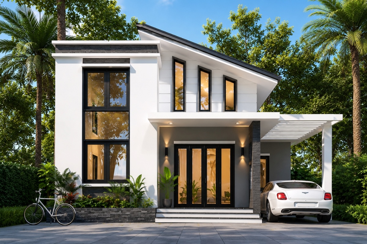 Gác lửng tiện nghi mở rộng không gian sống cho gia đình trẻ