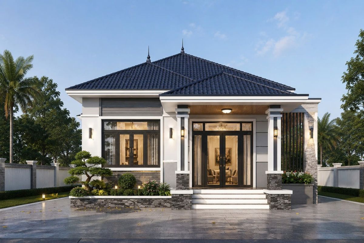 Đặc điểm của nhà cấp 4 mái Thái