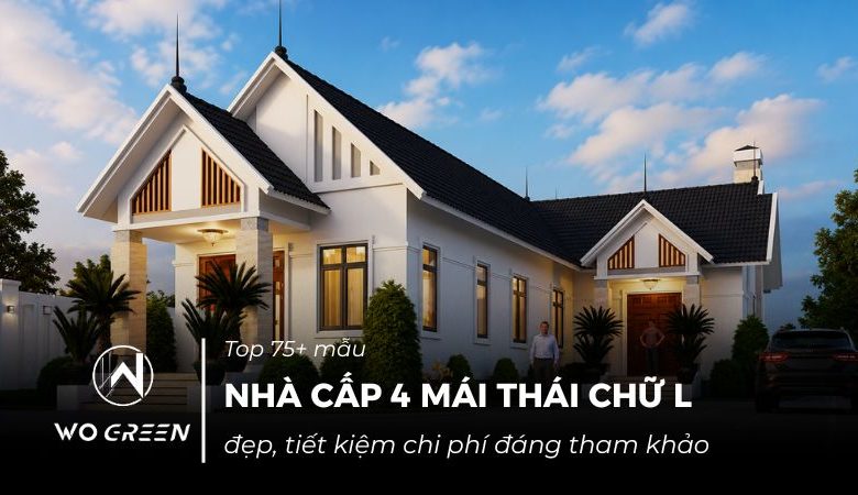 Top 75+ mẫu nhà cấp 4 mái Thái chữ L đẹp, tiết kiệm chi phí 