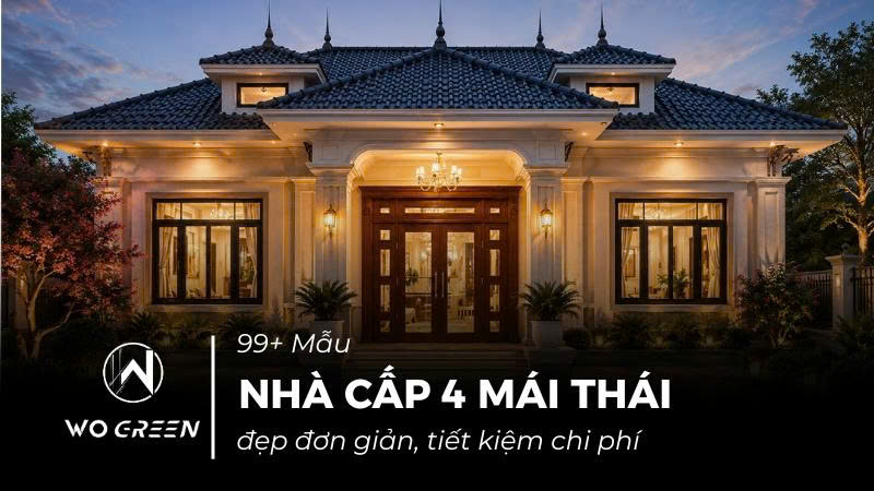 Nhà cấp 4 mái Thái