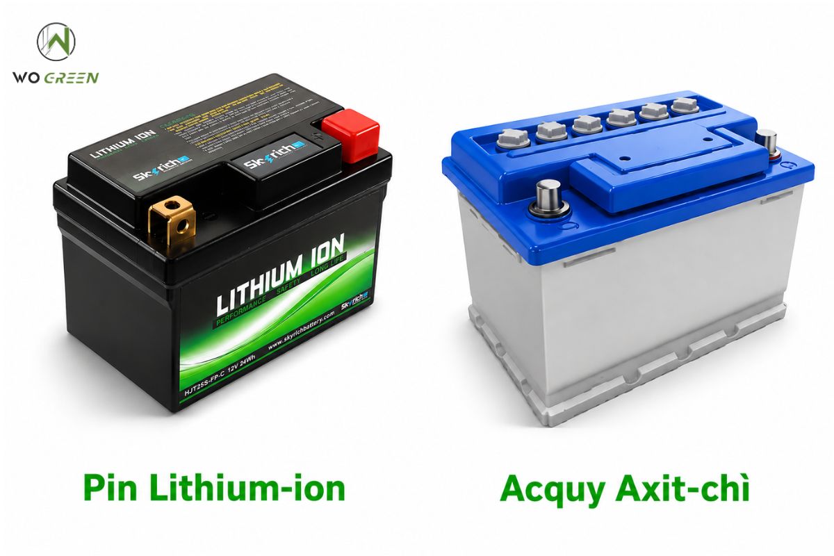Các loại pin lưu trữ điện mặt trời phổ biến