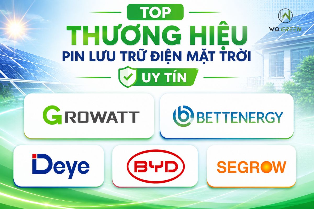 Top thương hiệu pin lưu trữ điện mặt trời uy tín 