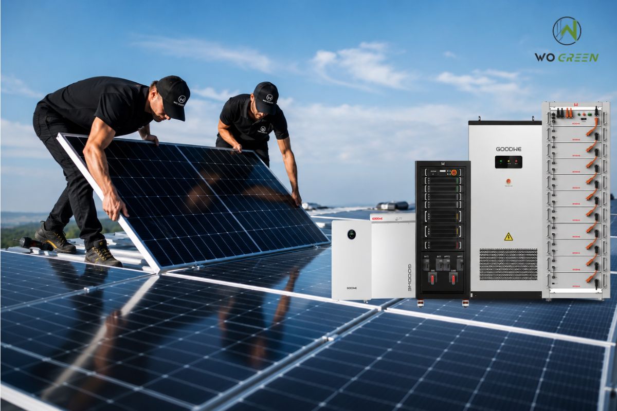 WoGreen - Đơn vị cung cấp pin lưu trữ điện mặt trời chất lượng, uy tín