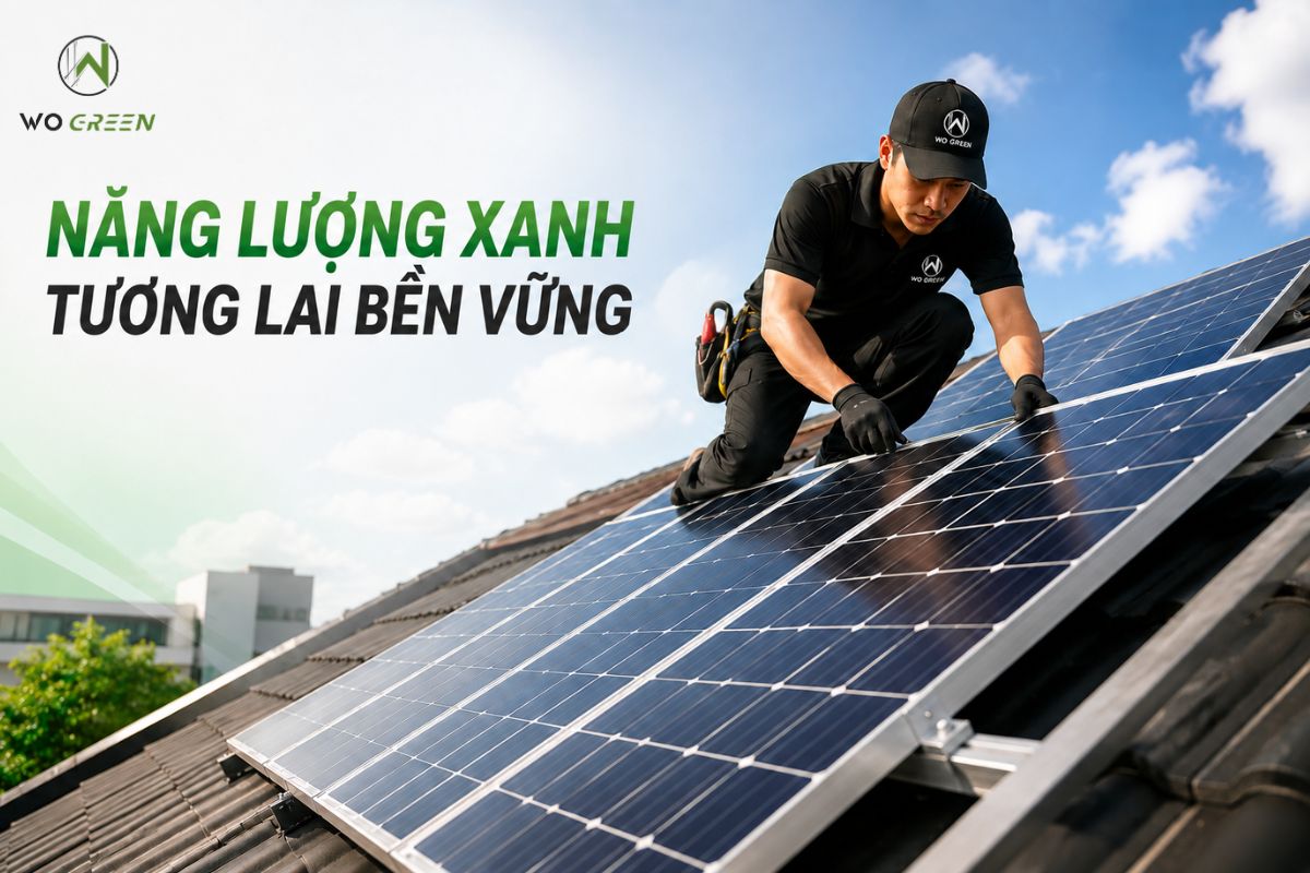 WoGreen chuyên cung cấp tấm pin năng lượng mặt trời giá tốt nhất