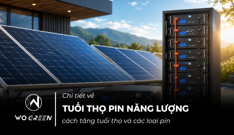 Cách tăng tuổi thọ pin năng lượng mặt trời hiệu quả