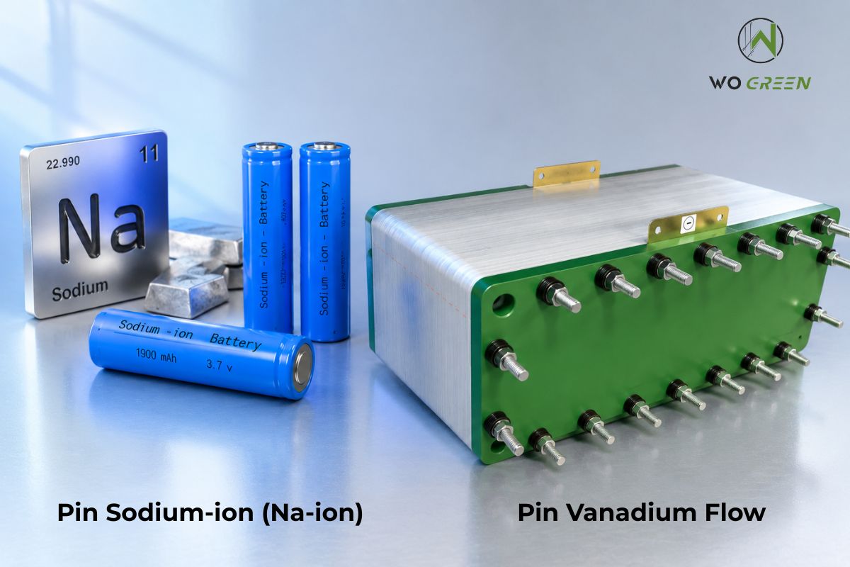 Pin Sodium-ion (Na-ion) và Pin Vanadium Flow