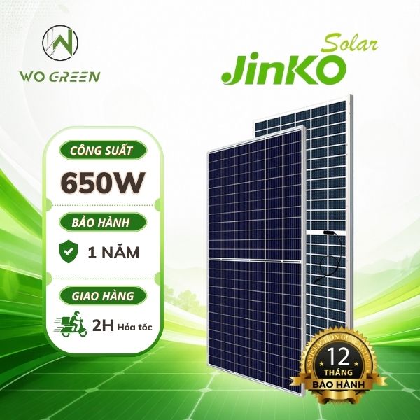 Pin mặt trời Jinko 650W
