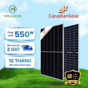 Pin Canadian 550W | Tấm pin năng lượng mặt trời Canadian Solar