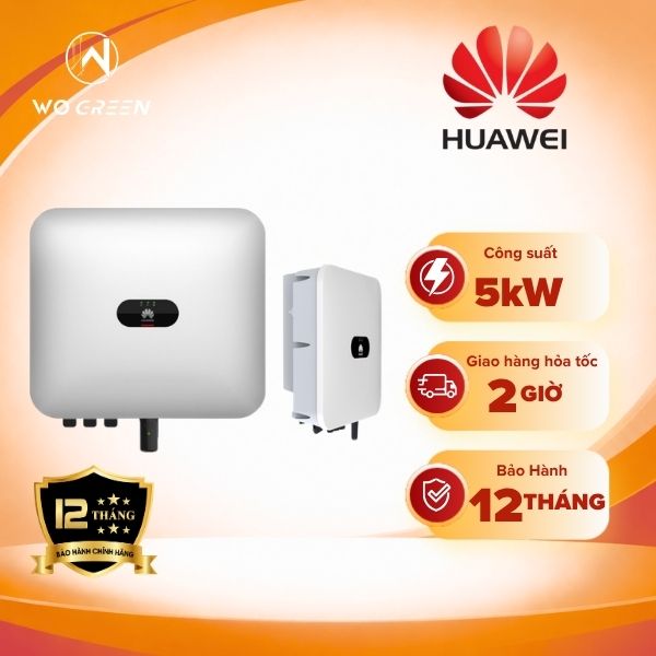 Biến tần Huawei 5kW 1 pha SUN2000-5KTL-L1