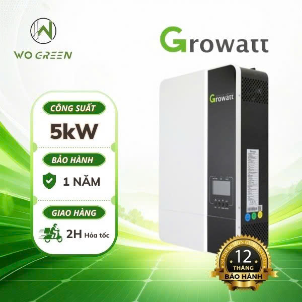 Biến tần độc lập 5kW Growatt SPF 5000 ES