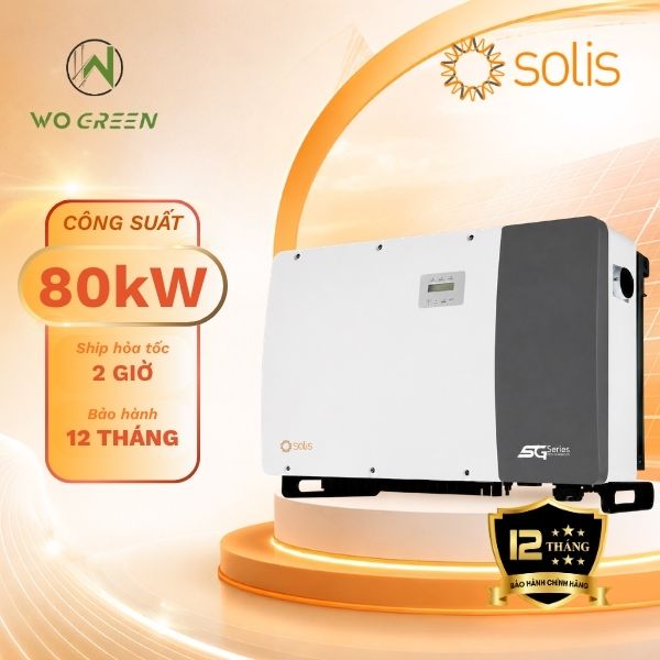 Inverter Solis 80kW I Biến tần Solis-80K-5G 80kW