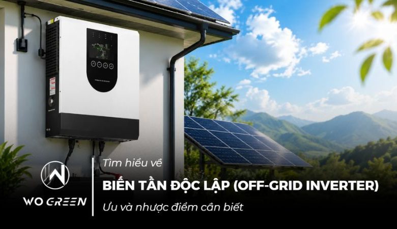 Biến tần độc lập (Off-grid Inverter) là gì? Ưu và nhược điểm