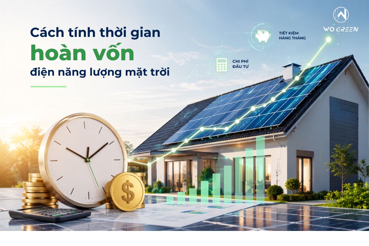 Cách tính thời gian hoàn vốn điện năng lượng mặt trời