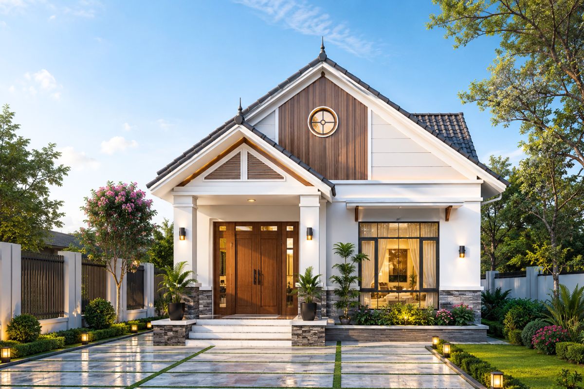 Mẫu nhà cấp 4 đẹp giá rẻ 100 triệu