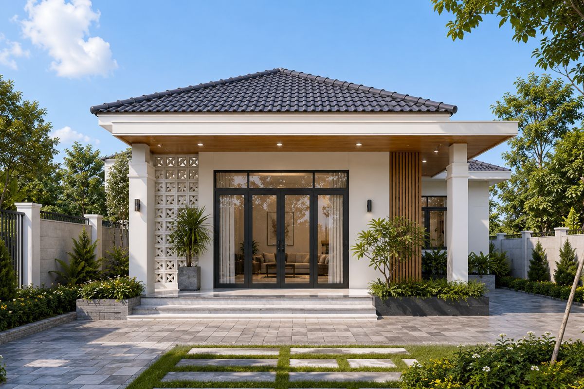 Tận dụng cửa kính và giếng trời