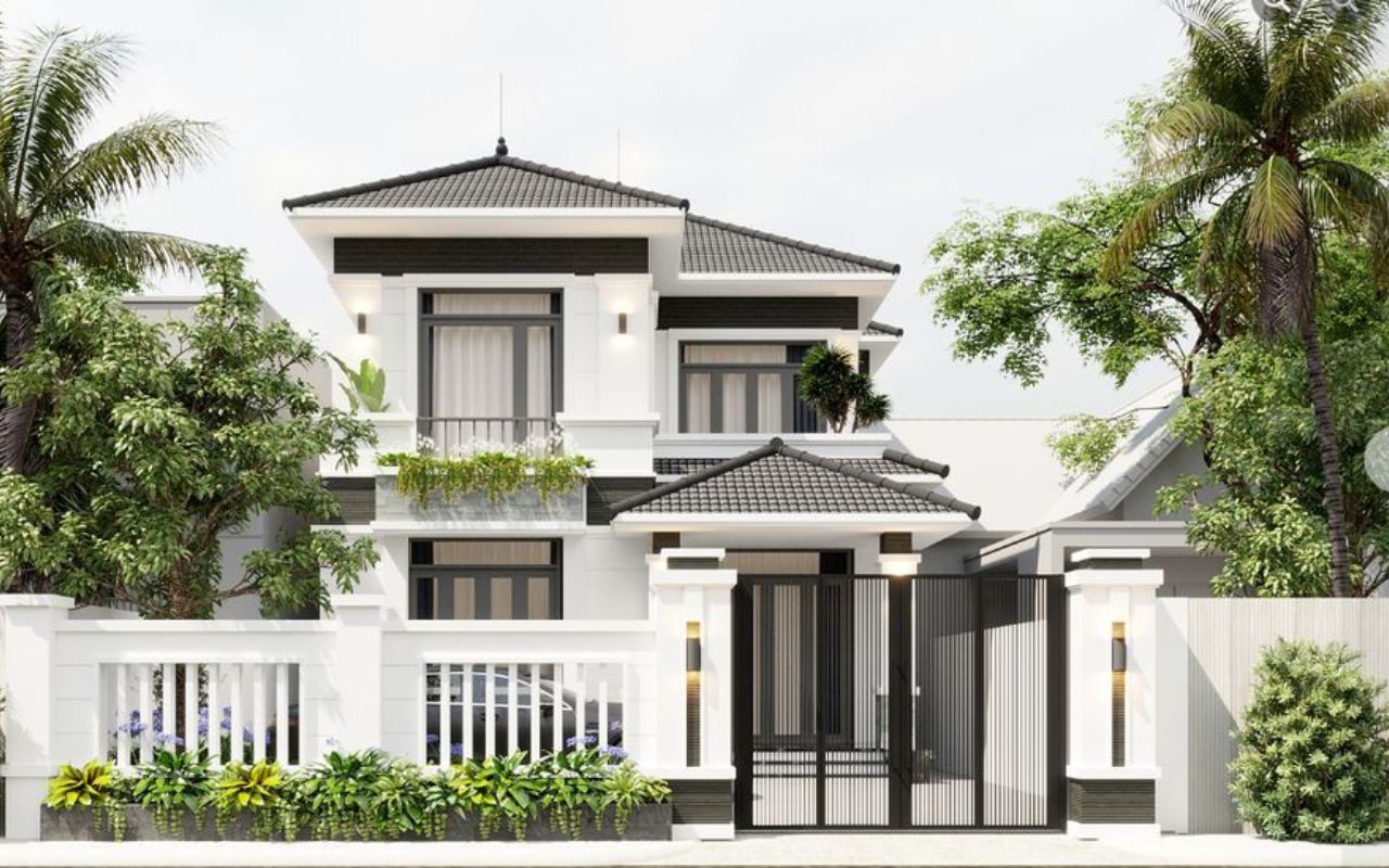 Nhà cấp 4 mái Nhật hiện đại