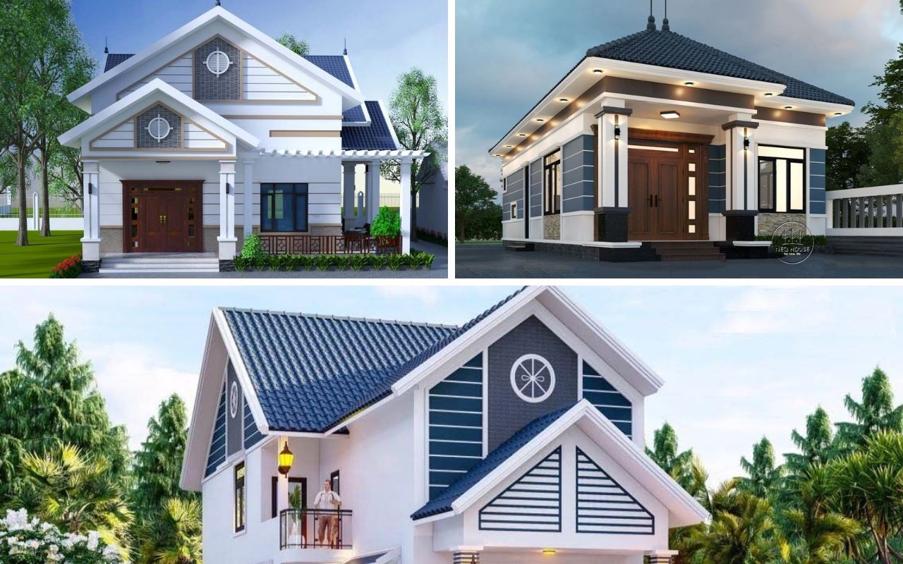 Nhà cấp 4 mái Nhật có gác lửng tăng không gian sử dụng