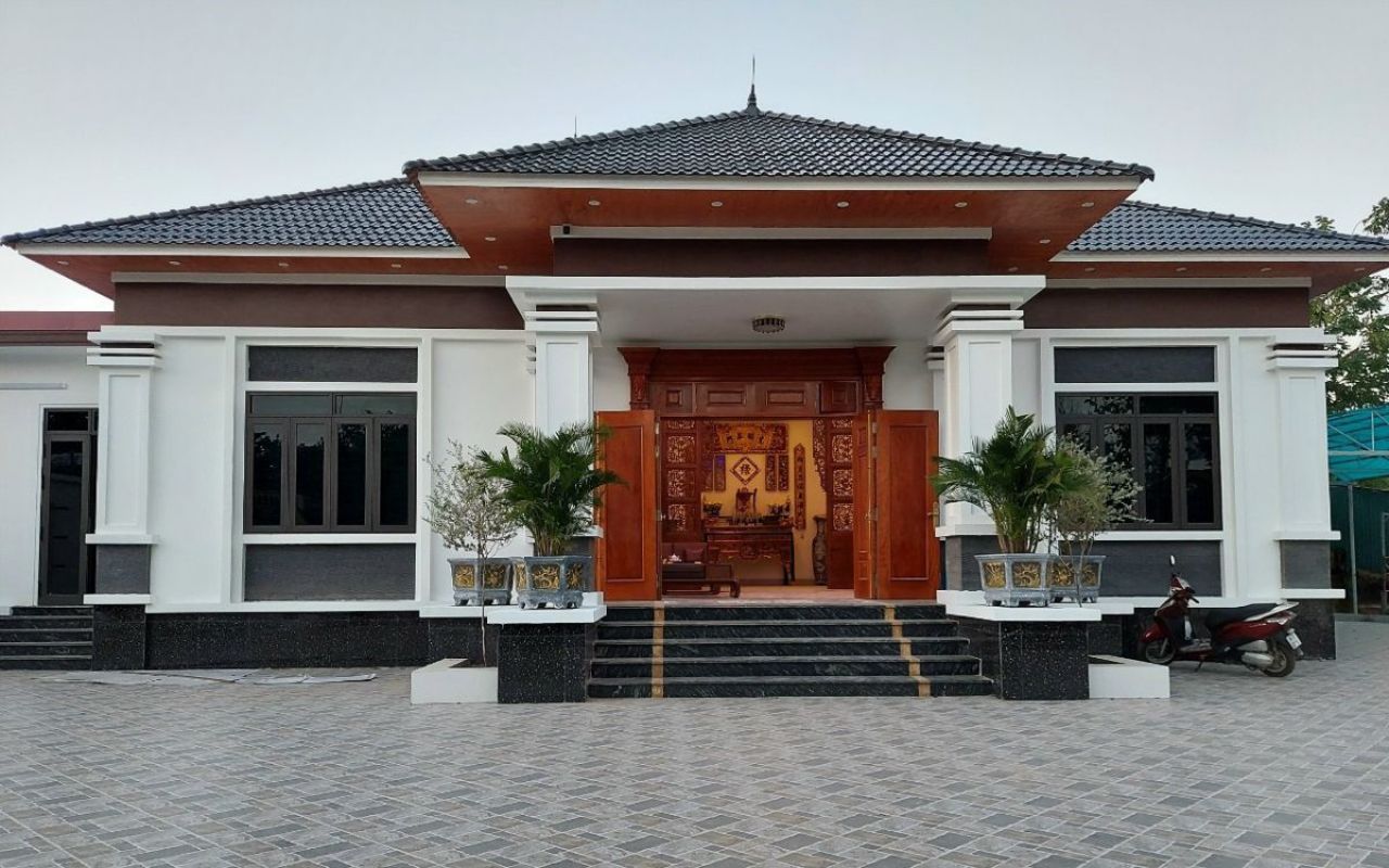 Nhà cấp 4 mái Nhật tối giản