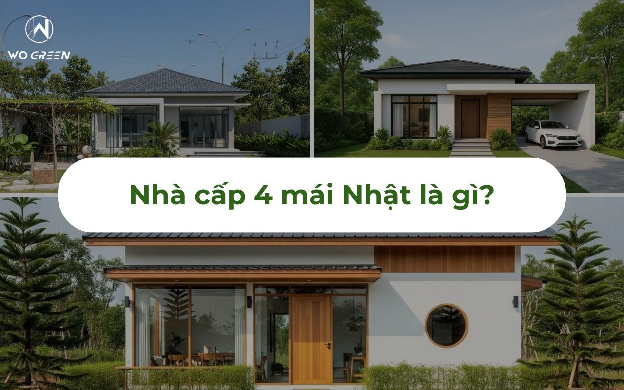 Nhà cấp 4 mái Nhật là gì?