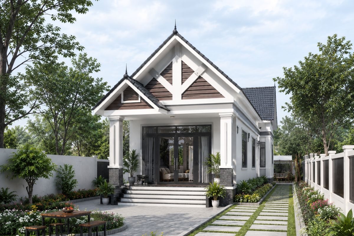 Ưu điểm của nhà cấp 4 mái Thái 5x20