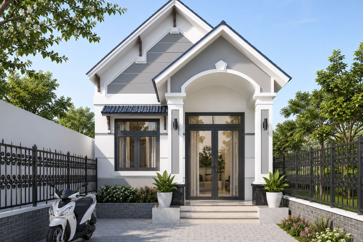 Chi phí xây nhà cấp 4 mái thái 5×20