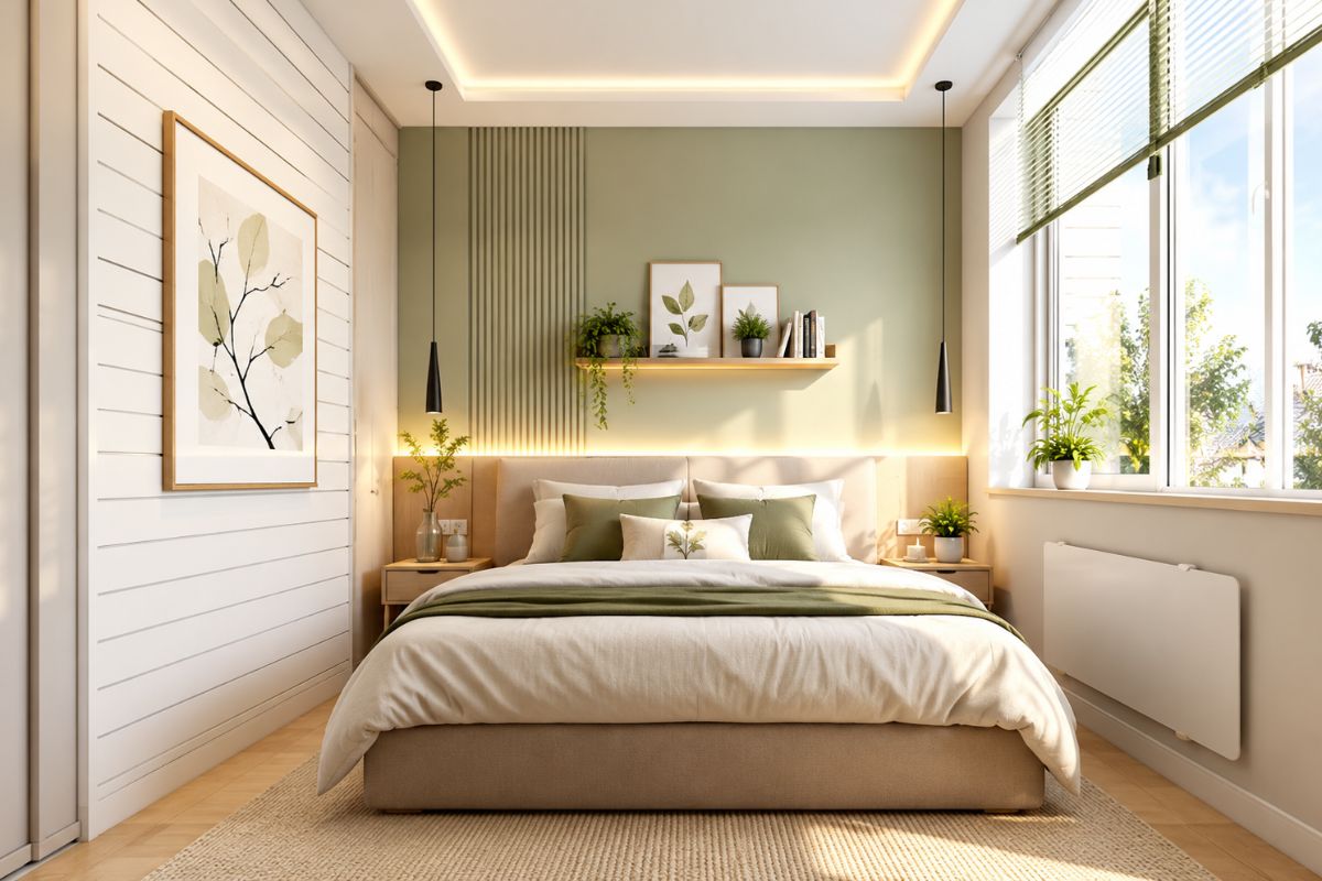 Thiết kế phòng ngủ tận dụng ánh sáng tự nhiên