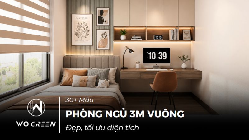 Phòng ngủ 3m vuông