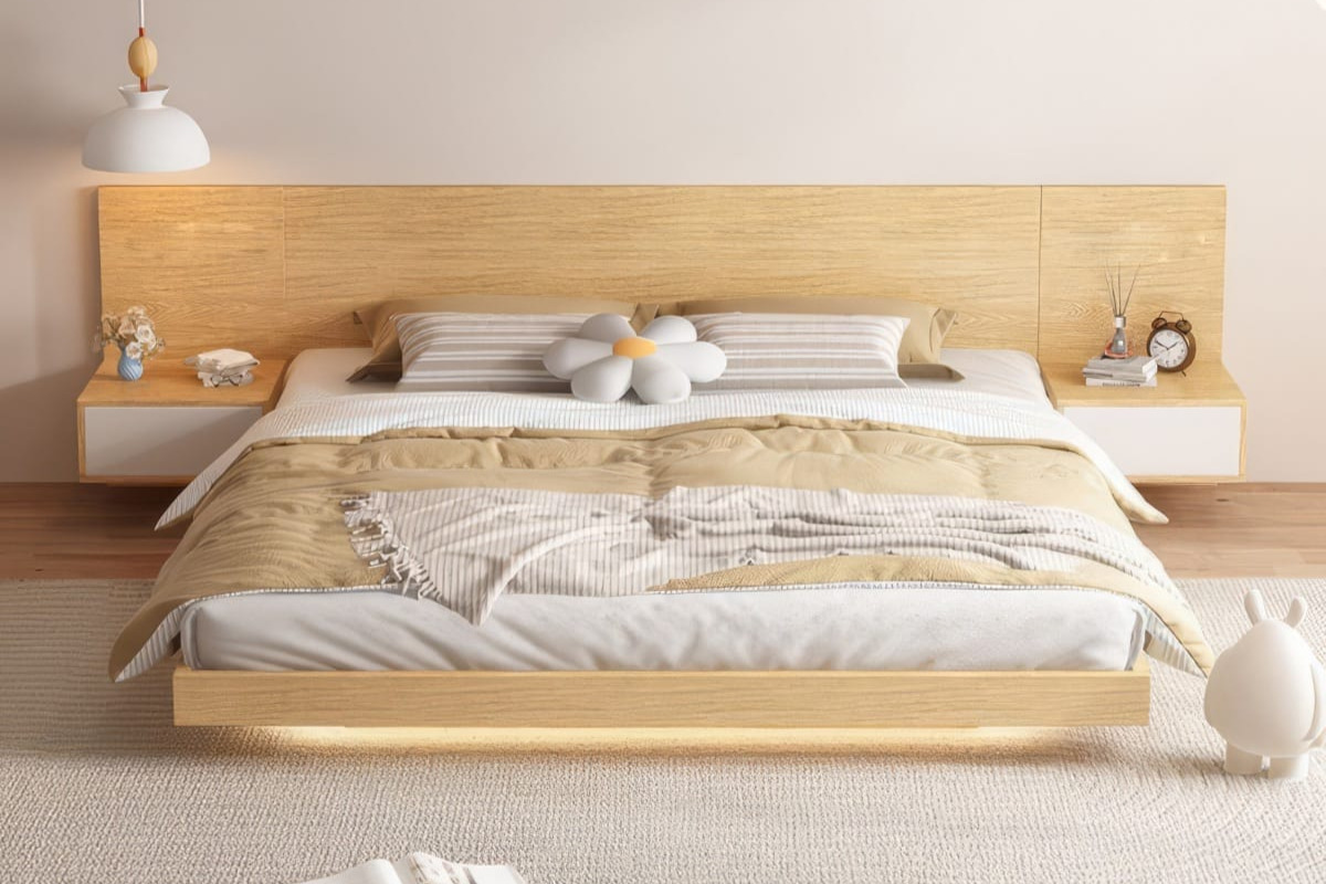 Giường bệt tích hợp đèn LED