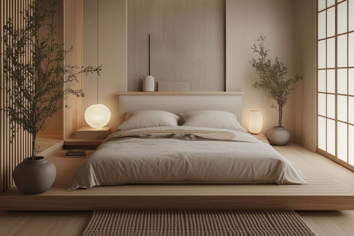 Thiết kế giường bệt đậm chất Nhật Bản