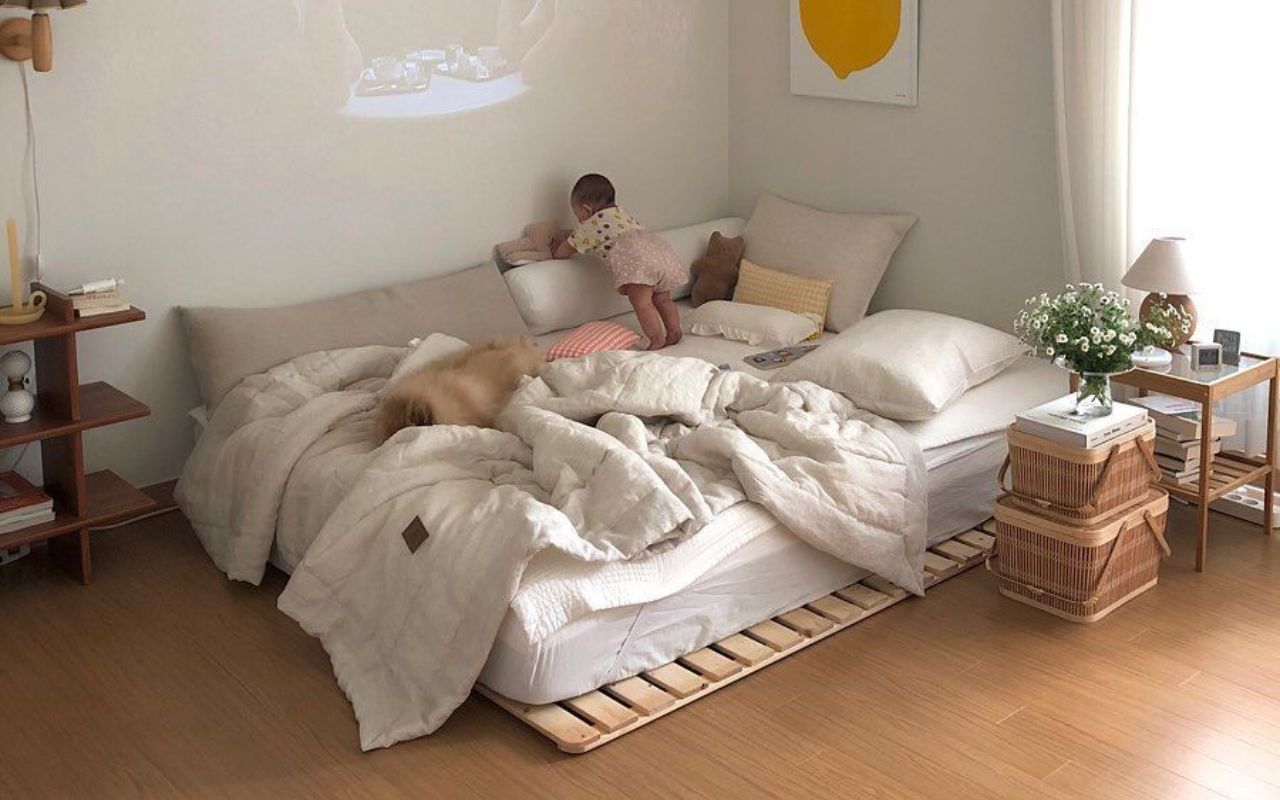 Mẫu phòng ngủ không giường cho trẻ em