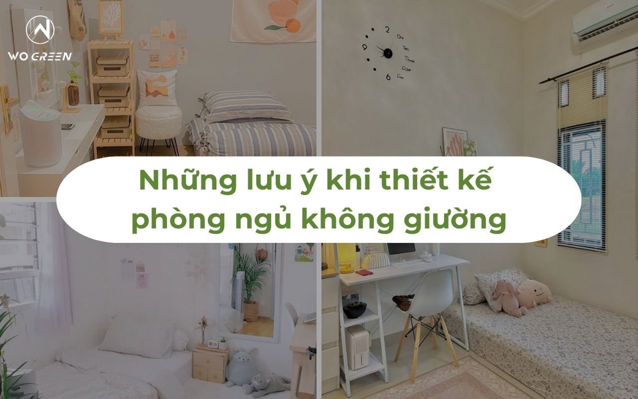 Những lưu ý khi thiết kế phòng ngủ không giường