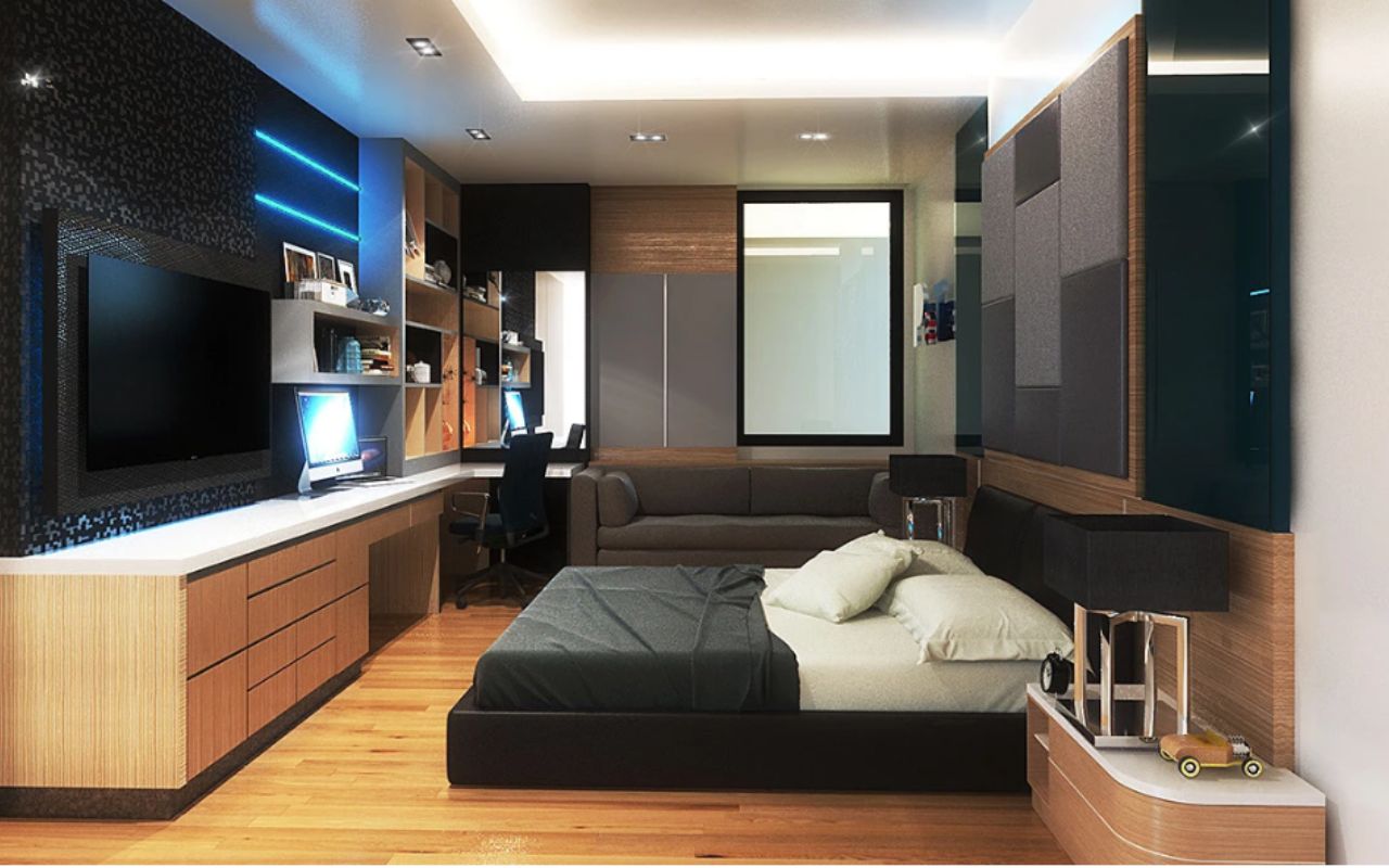 Mẫu phòng ngủ không giường hiện đại