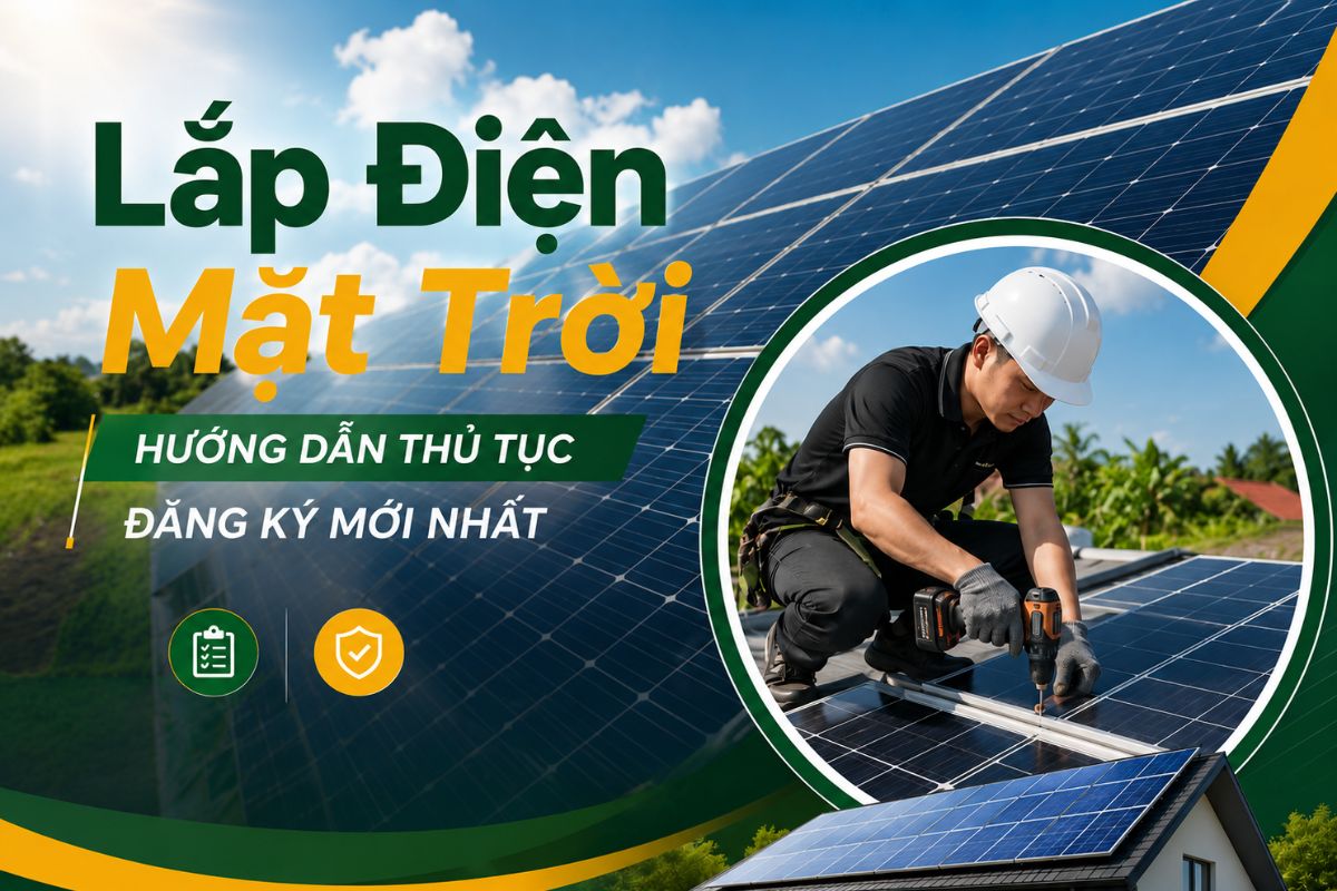 Các thủ tục cần thiết khi lắp đặt điện mặt trời áp mái