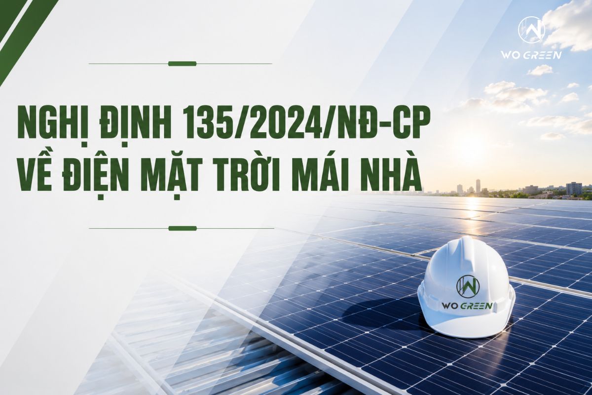 Nghị định 135/2024/NĐ-CP về điện mặt trời mái nhà