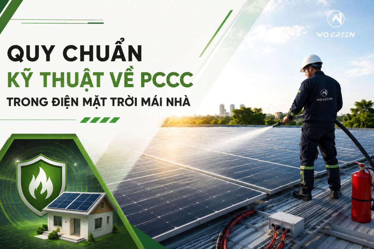 Quy chuẩn kỹ thuật về PCCC trong điện mặt trời mái nhà