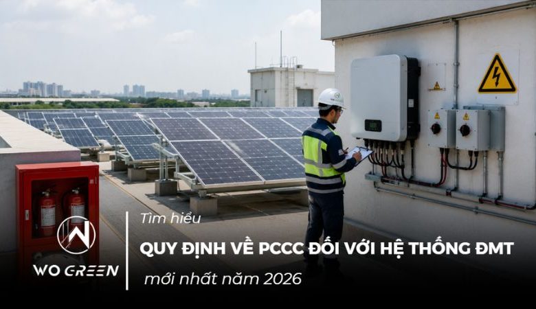 Quy định về PCCC đối với hệ thống điện mặt trời mái nhà