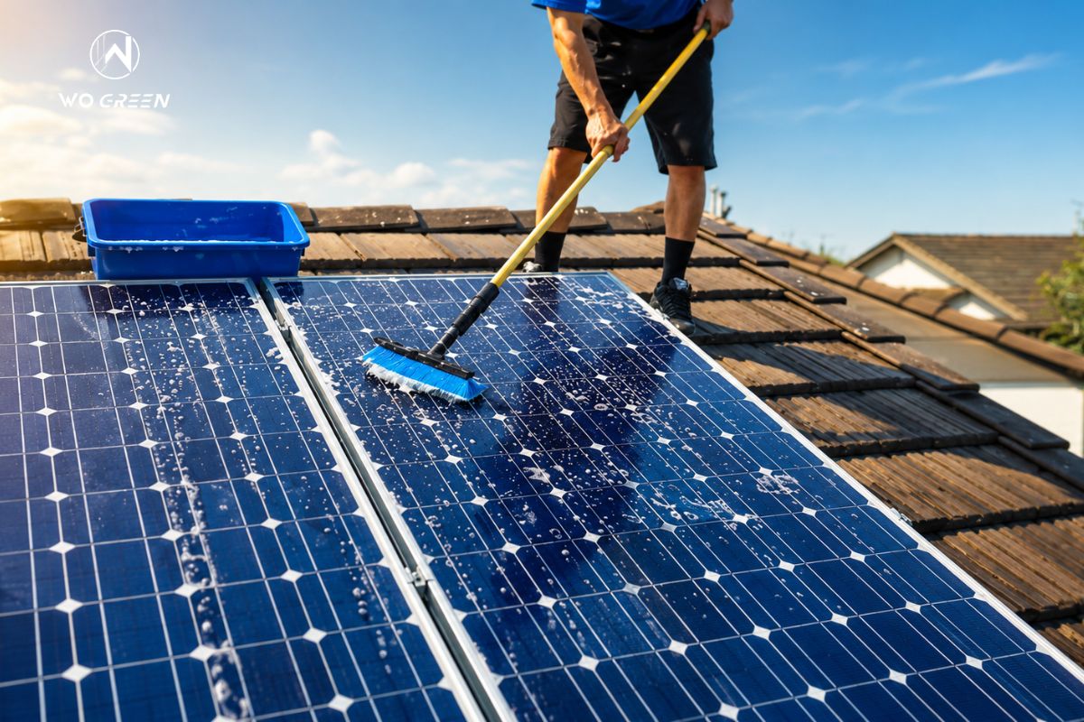 Dọn dẹp bụi bẩn trên mảng pin