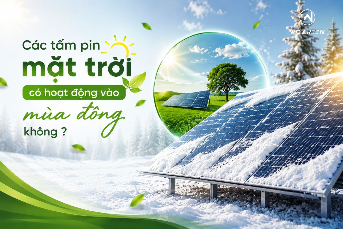 Các tấm pin mặt trời có hoạt động vào mùa đông không ?