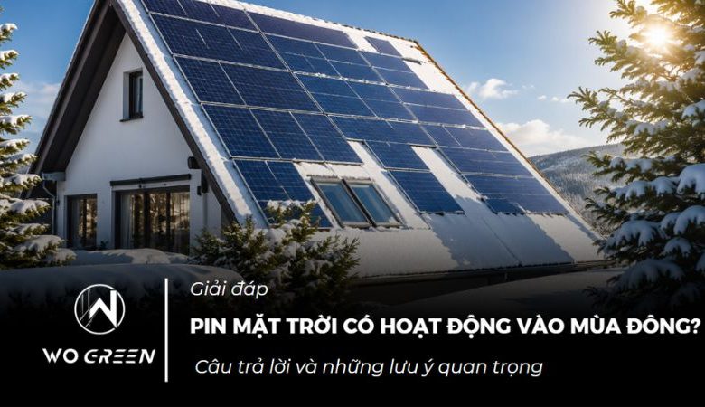 [Giải đáp] Tấm pin mặt trời có hoạt động vào mùa đông không? 