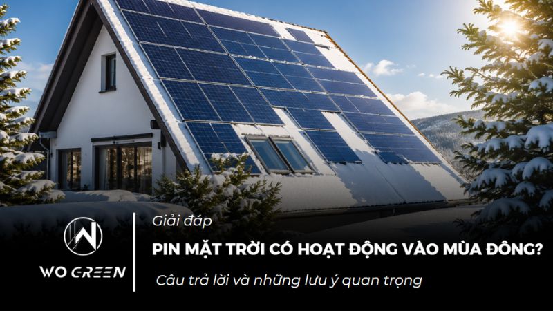 Tấm pin mặt trời có hoạt động vào mùa đông không?